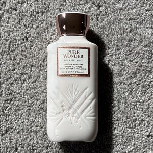 New Bath & Body Works Pure Wonder Lotion